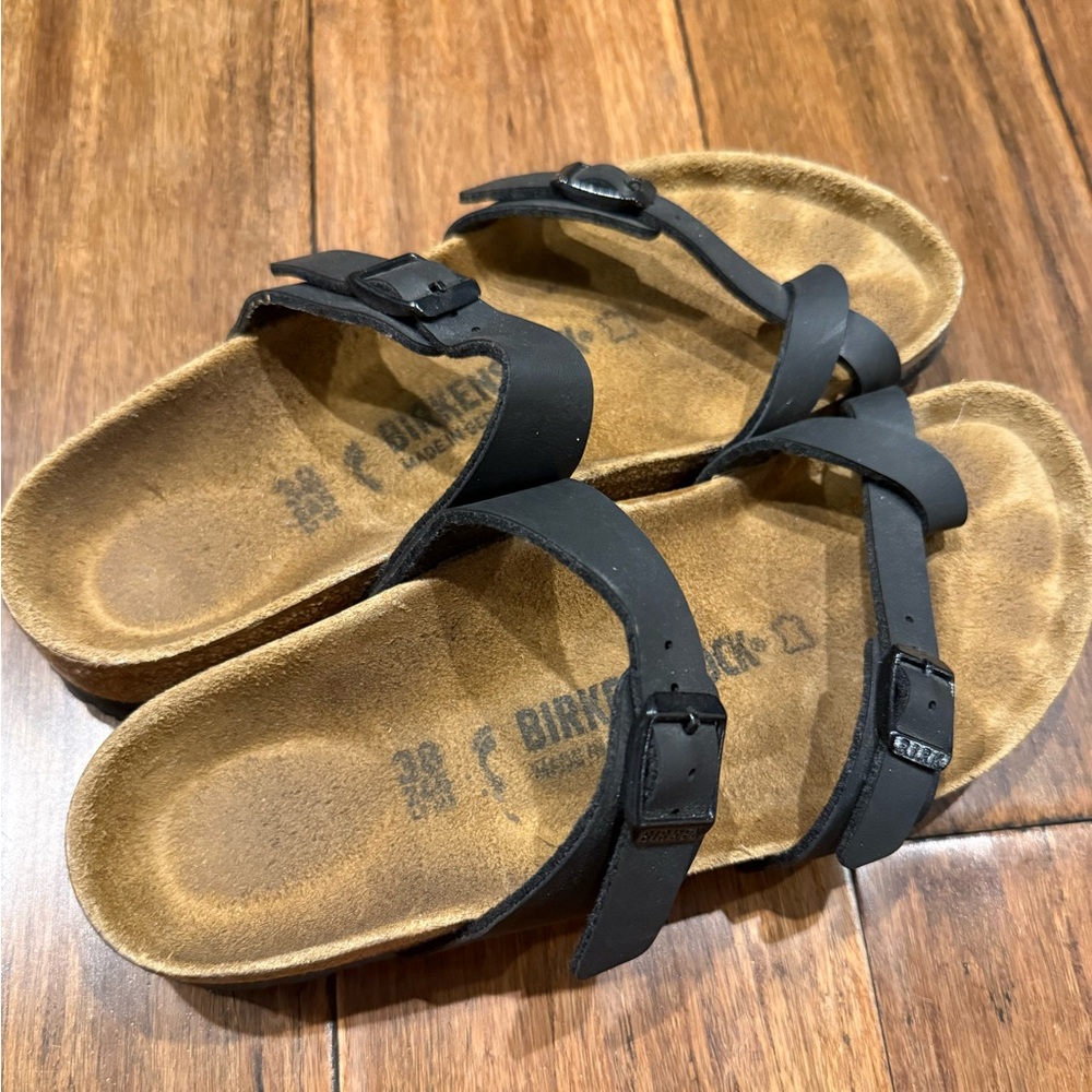 Birkenstock Mayari Black 38 Narrow Birkibuk - Picture 3 of 7